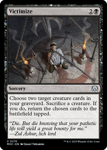 Victimize [March of the Machine Commander] - The Mythic Store | 24h Order Processing