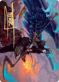 Eradicator Valkyrie Art Card (Gold-Stamped Signature) [Kaldheim Art Series] - The Mythic Store | 24h Order Processing