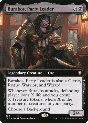 Burakos, Party Leader (Extended Art) [Commander Legends: Battle for Baldur's Gate] - The Mythic Store | 24h Order Processing