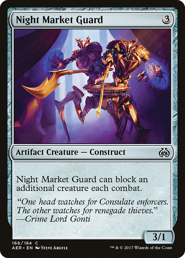 Night Market Guard [Aether Revolt] - The Mythic Store | 24h Order Processing