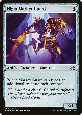 Night Market Guard [Aether Revolt] - The Mythic Store | 24h Order Processing