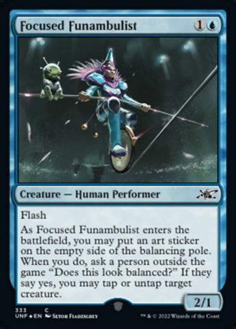 Focused Funambulist (Galaxy Foil) [Unfinity] - The Mythic Store | 24h Order Processing