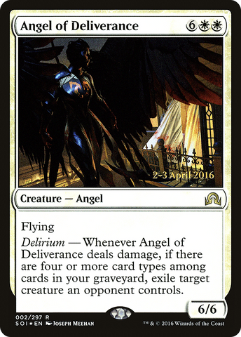 Angel of Deliverance [Shadows over Innistrad Prerelease Promos] - The Mythic Store | 24h Order Processing