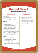 Gabriel Nassif Decklist [World Championship Decks 2004] - The Mythic Store | 24h Order Processing