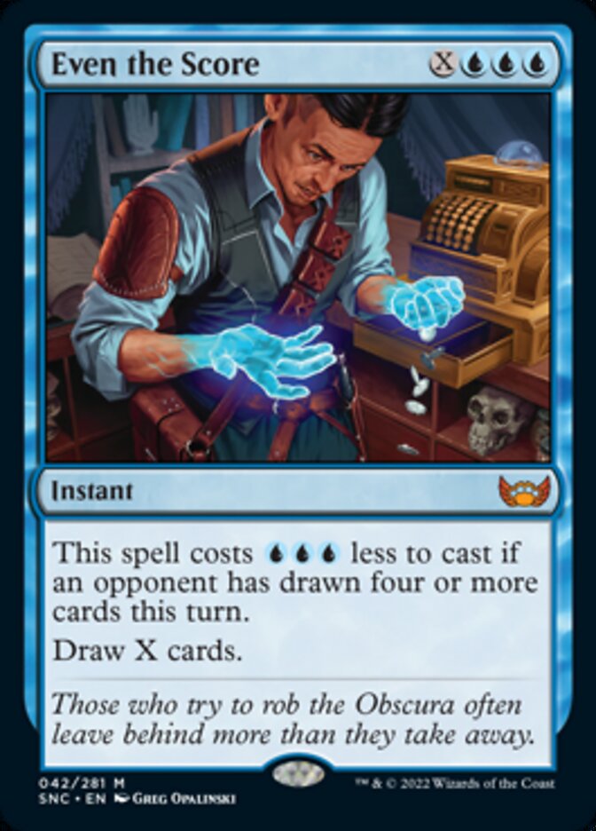 Even the Score [Streets of New Capenna] - The Mythic Store | 24h Order Processing