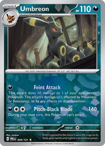 Umbreon (059/131) (Poke Ball Pattern) [Scarlet & Violet: Prismatic Evolutions] - The Mythic Store | 24h Order Processing