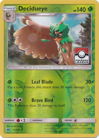 Decidueye (11/149) (League Promo) [Sun & Moon: Base Set] - The Mythic Store | 24h Order Processing