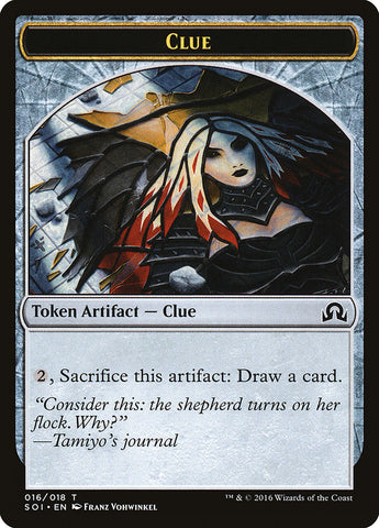 Clue Token (016/018) [Shadows over Innistrad Tokens] - The Mythic Store | 24h Order Processing