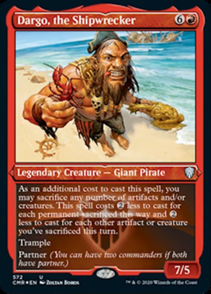 Dargo, the Shipwrecker (Etched) [Commander Legends] - The Mythic Store | 24h Order Processing