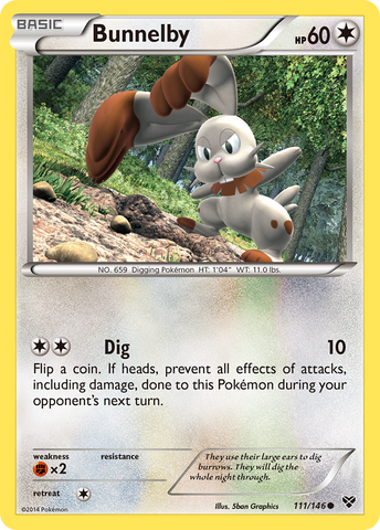 Bunnelby (111/146) [XY: Base Set] - The Mythic Store | 24h Order Processing