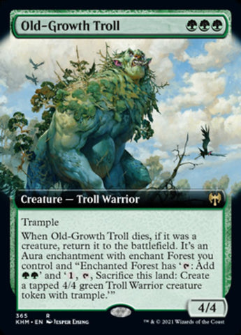 Old-Growth Troll (Extended Art) [Kaldheim] - The Mythic Store | 24h Order Processing