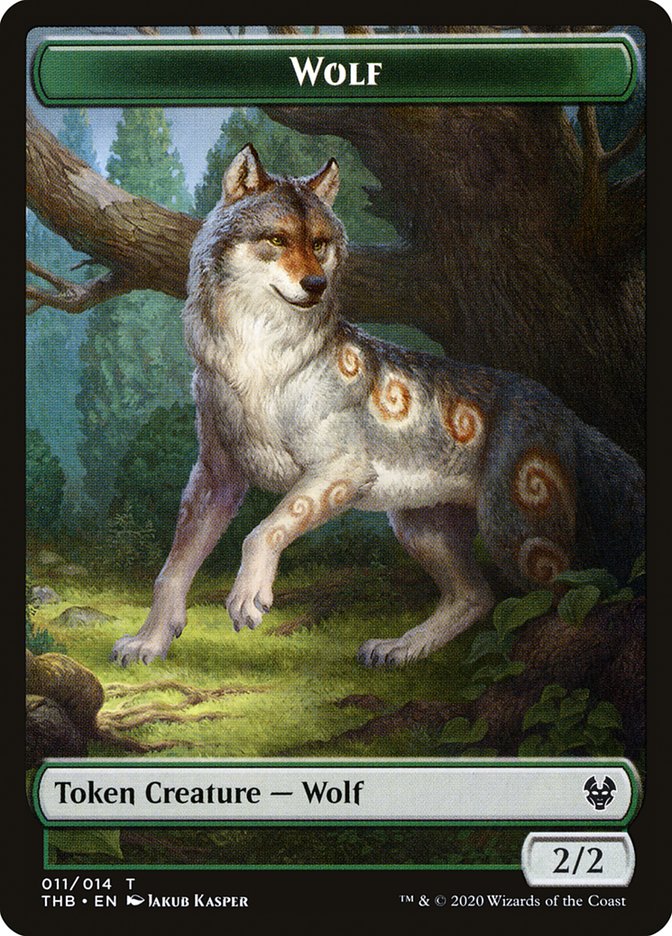 Wolf Token [Theros Beyond Death Tokens] - The Mythic Store | 24h Order Processing