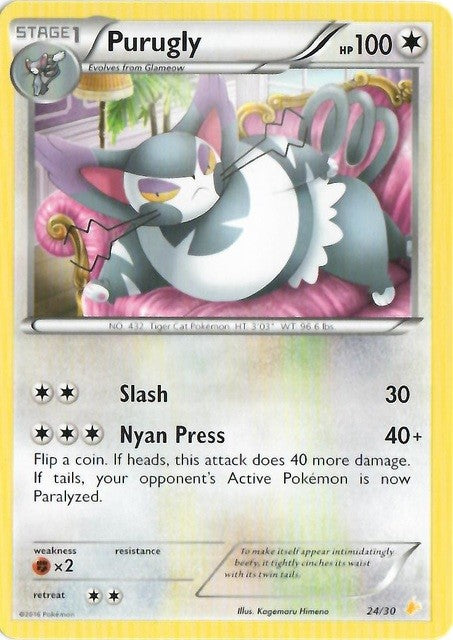 Purugly (24/30) [XY: Trainer Kit 3 - Pikachu Libre] - The Mythic Store | 24h Order Processing
