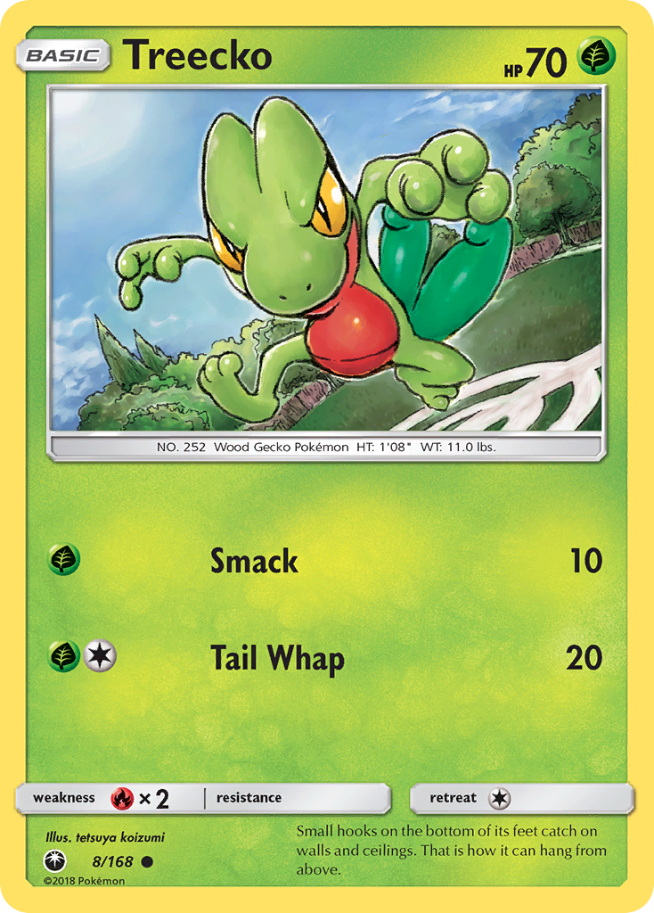 Treecko (8/168) [Sun & Moon: Celestial Storm] - The Mythic Store | 24h Order Processing