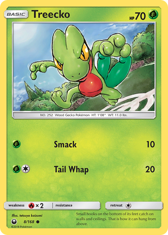 Treecko (8/168) [Sun & Moon: Celestial Storm] - The Mythic Store | 24h Order Processing