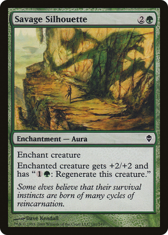 Savage Silhouette [Zendikar] - The Mythic Store | 24h Order Processing