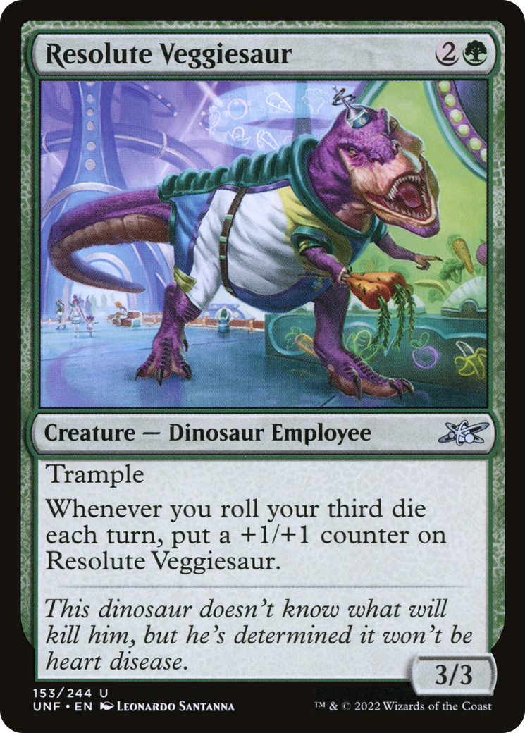 Resolute Veggiesaur [Unfinity] - The Mythic Store | 24h Order Processing