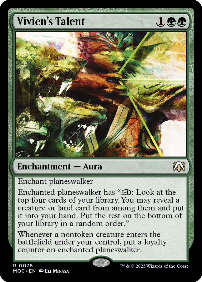 Vivien's Talent [March of the Machine Commander] - The Mythic Store | 24h Order Processing