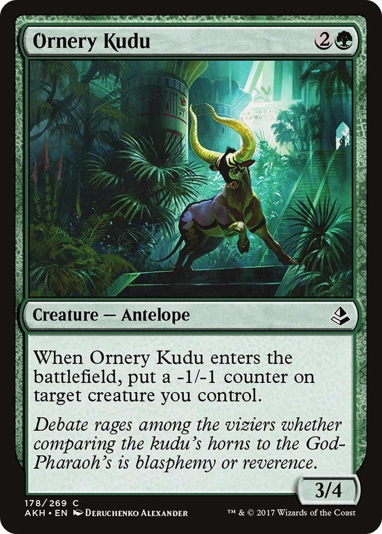Ornery Kudu [Amonkhet] - The Mythic Store | 24h Order Processing