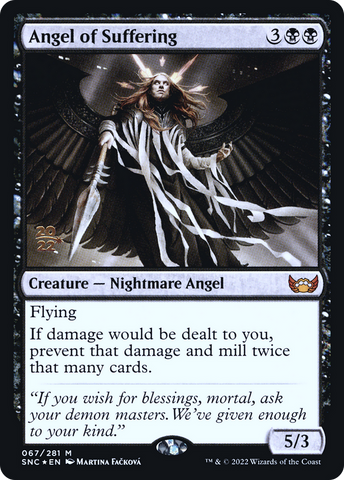 Angel of Suffering [Streets of New Capenna Prerelease Promos] - The Mythic Store | 24h Order Processing