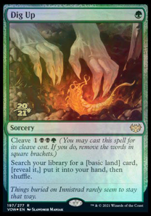 Dig Up [Innistrad: Crimson Vow Prerelease Promos] - The Mythic Store | 24h Order Processing