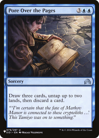 Pore Over the Pages [The List] - The Mythic Store | 24h Order Processing