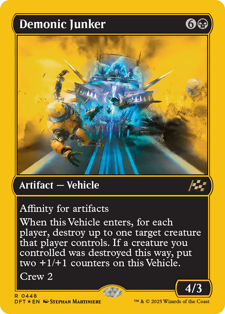 Demonic Junker (First-Place Foil) [Aetherdrift] - The Mythic Store | 24h Order Processing