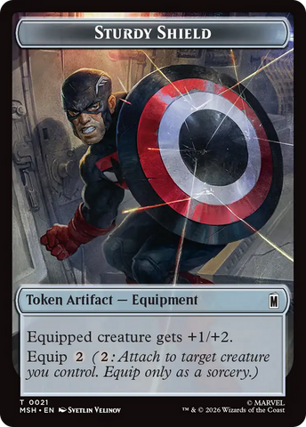 The Tiger God // Sturdy Shield Double-Sided Token [Marvel Super Heroes Tokens] - The Mythic Store | 24h Order Processing