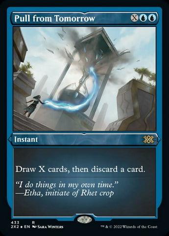 Pull from Tomorrow (Foil Etched) [Double Masters 2022] - The Mythic Store | 24h Order Processing