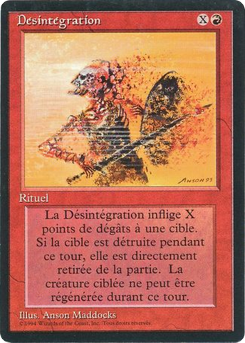 Disintegrate [Foreign Black Border] - The Mythic Store | 24h Order Processing