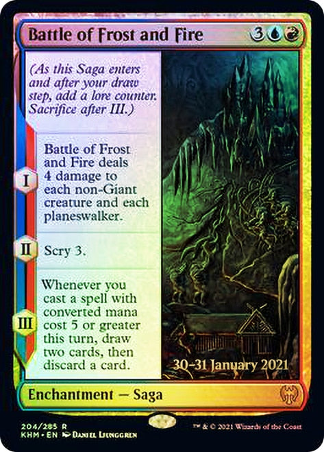 Battle of Frost and Fire [Kaldheim Prerelease Promos] - The Mythic Store | 24h Order Processing