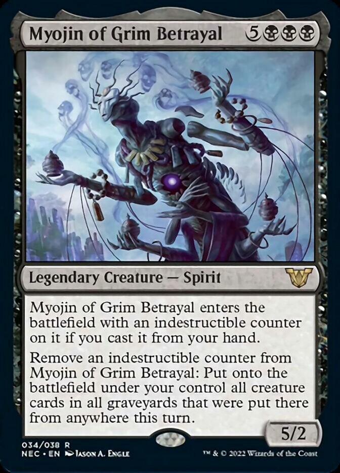 Myojin of Grim Betrayal [Kamigawa: Neon Dynasty Commander] - The Mythic Store | 24h Order Processing