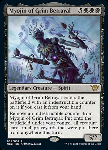 Myojin of Grim Betrayal [Kamigawa: Neon Dynasty Commander] - The Mythic Store | 24h Order Processing