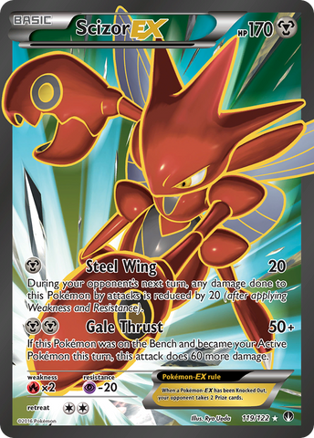 Scizor EX (119/122) [XY: BREAKpoint] - The Mythic Store | 24h Order Processing