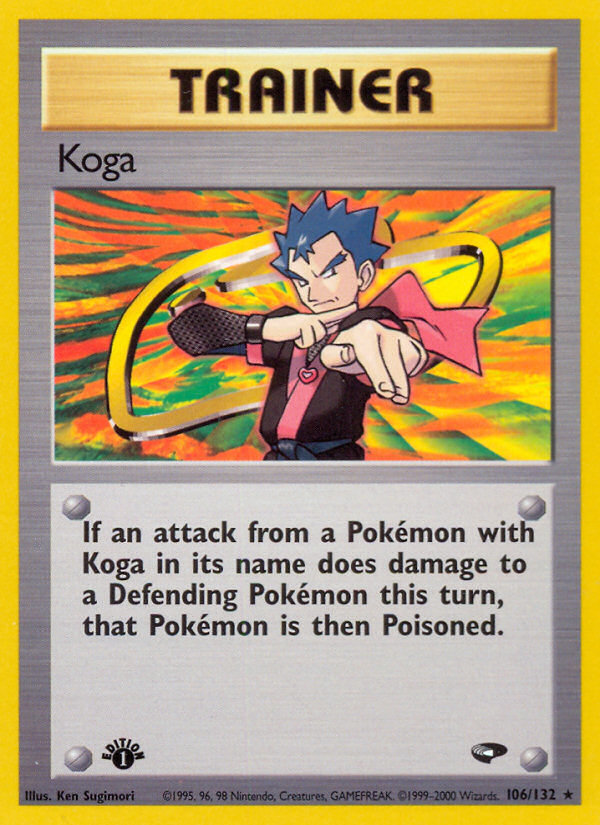 Koga (106/132) [Gym Challenge 1st Edition] - The Mythic Store | 24h Order Processing