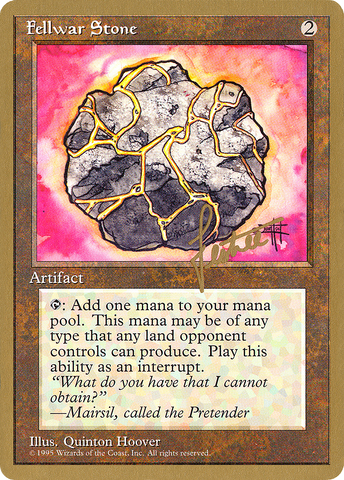 Fellwar Stone (Bertrand Lestree) [Pro Tour Collector Set] - The Mythic Store | 24h Order Processing