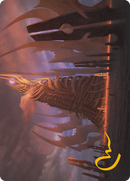 Phyrexian Tower Art Card (Gold-Stamped Signature) [Modern Horizons 3 Art Series] - The Mythic Store | 24h Order Processing