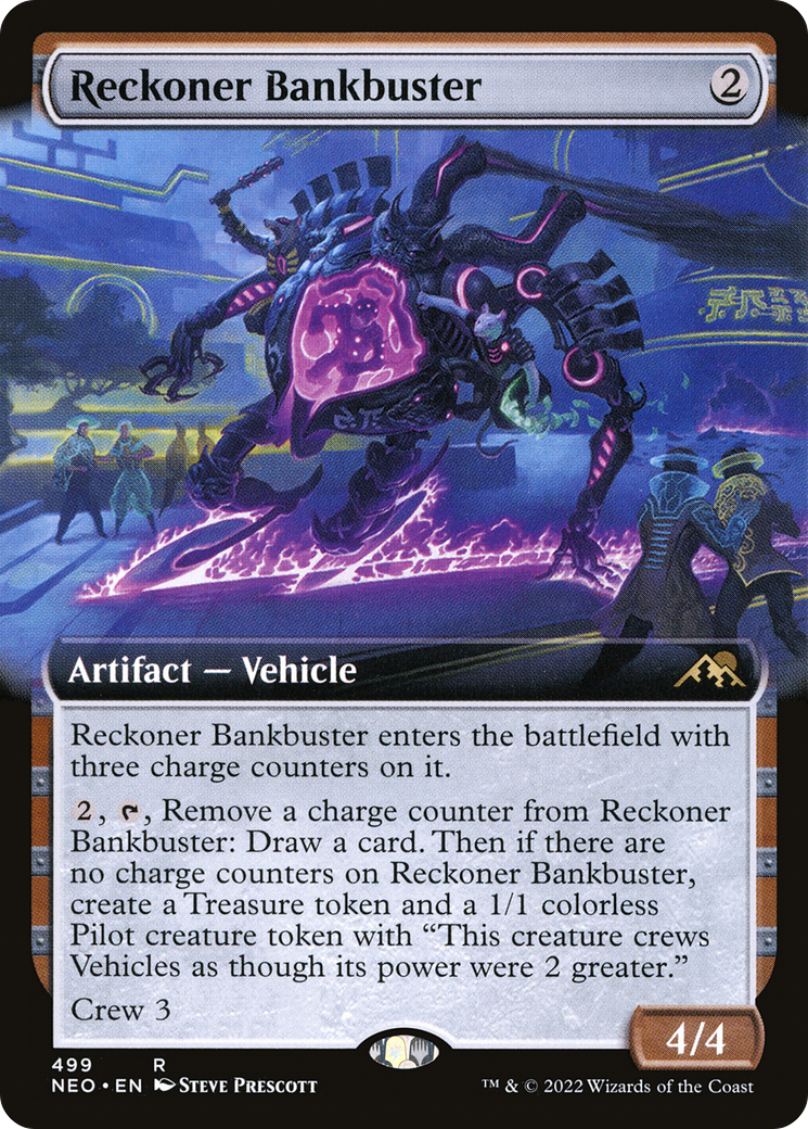 Reckoner Bankbuster (Extended Art) [Kamigawa: Neon Dynasty] - The Mythic Store | 24h Order Processing