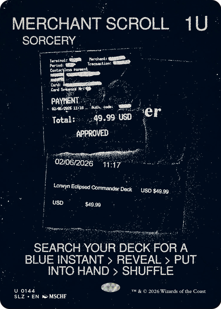 Merchant Scroll (0144) [Secret Lair x MSCHF: The Zeta Set] - The Mythic Store | 24h Order Processing