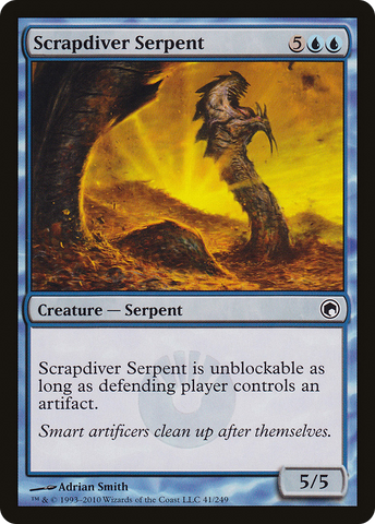 Scrapdiver Serpent [Scars of Mirrodin] - The Mythic Store | 24h Order Processing