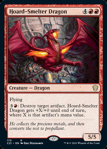 Hoard-Smelter Dragon [Commander 2021] - The Mythic Store | 24h Order Processing