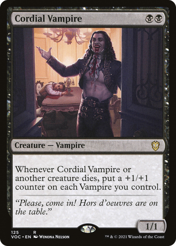 Cordial Vampire [Innistrad: Crimson Vow Commander] - The Mythic Store | 24h Order Processing