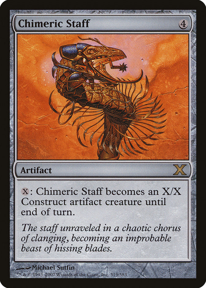 Chimeric Staff [Tenth Edition] - The Mythic Store | 24h Order Processing