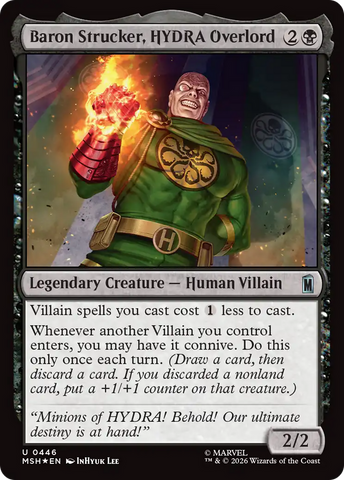 Baron Strucker, HYDRA Overlord (Surge Foil) [Marvel Super Heroes] - The Mythic Store | 24h Order Processing