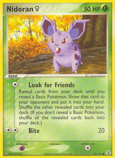Nidoran (70/112) (Female) [EX: FireRed & LeafGreen] - The Mythic Store | 24h Order Processing