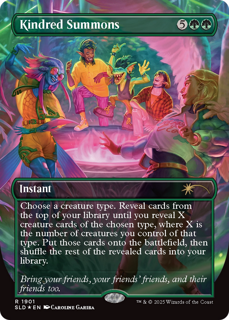 Kindred Summons (Double Rainbow Foil) [Secret Lair Drop Series] - The Mythic Store | 24h Order Processing