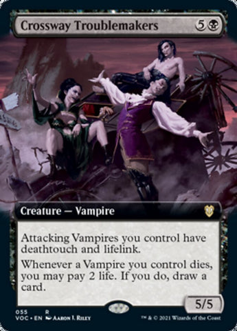 Crossway Troublemakers (Extended Art) [Innistrad: Crimson Vow Commander] - The Mythic Store | 24h Order Processing