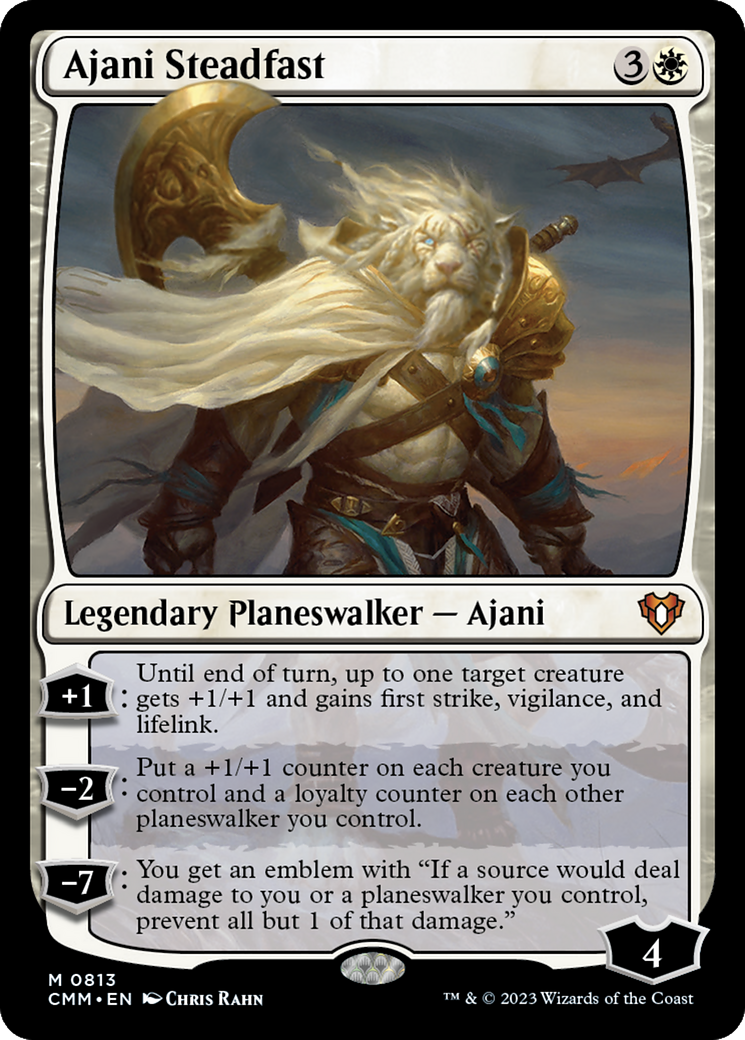 Ajani Steadfast [Commander Masters] - The Mythic Store | 24h Order Processing