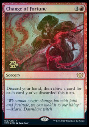 Change of Fortune [Innistrad: Crimson Vow Prerelease Promos] - The Mythic Store | 24h Order Processing
