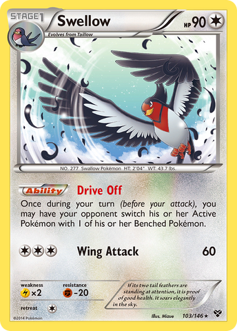 Swellow (103/146) [XY: Base Set] - The Mythic Store | 24h Order Processing